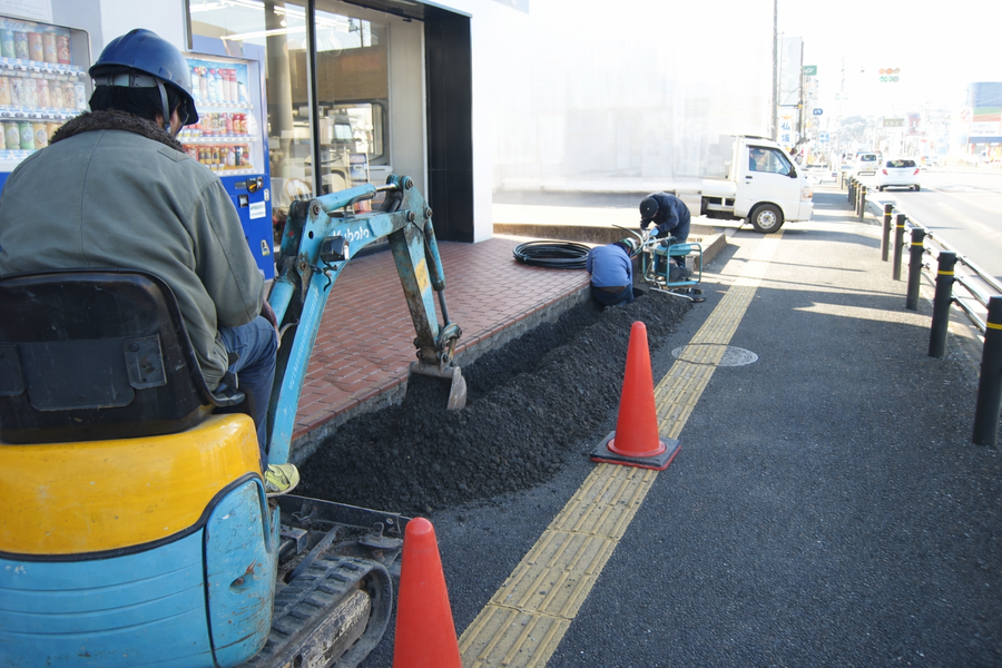 掘削調査の様子